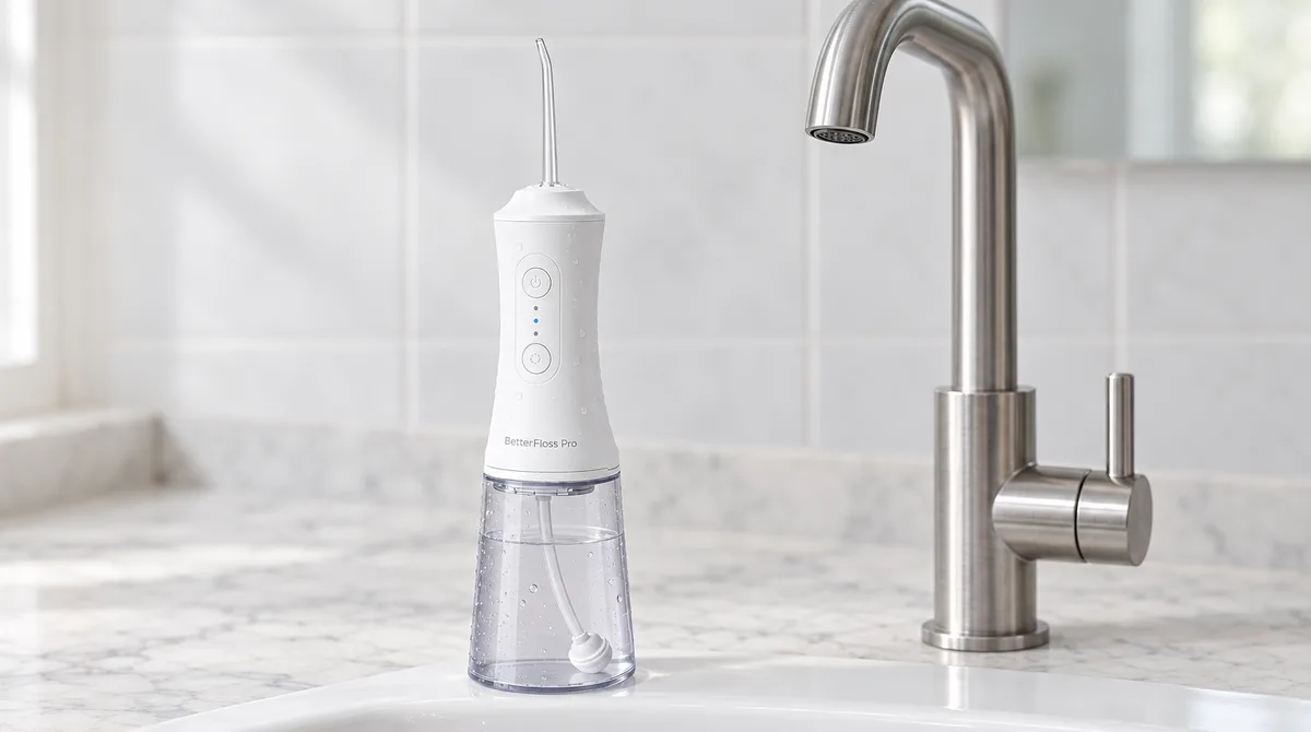 How a Jet of Water Succeeds Where Floss Fails